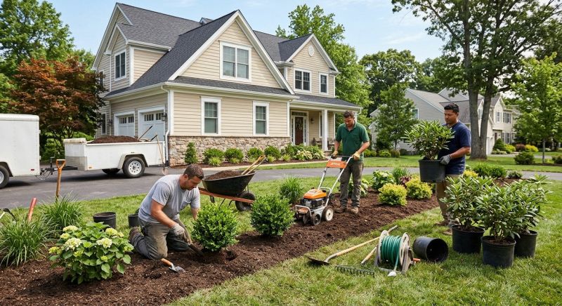 Cypress Mulch Installation in Ventura County, CA